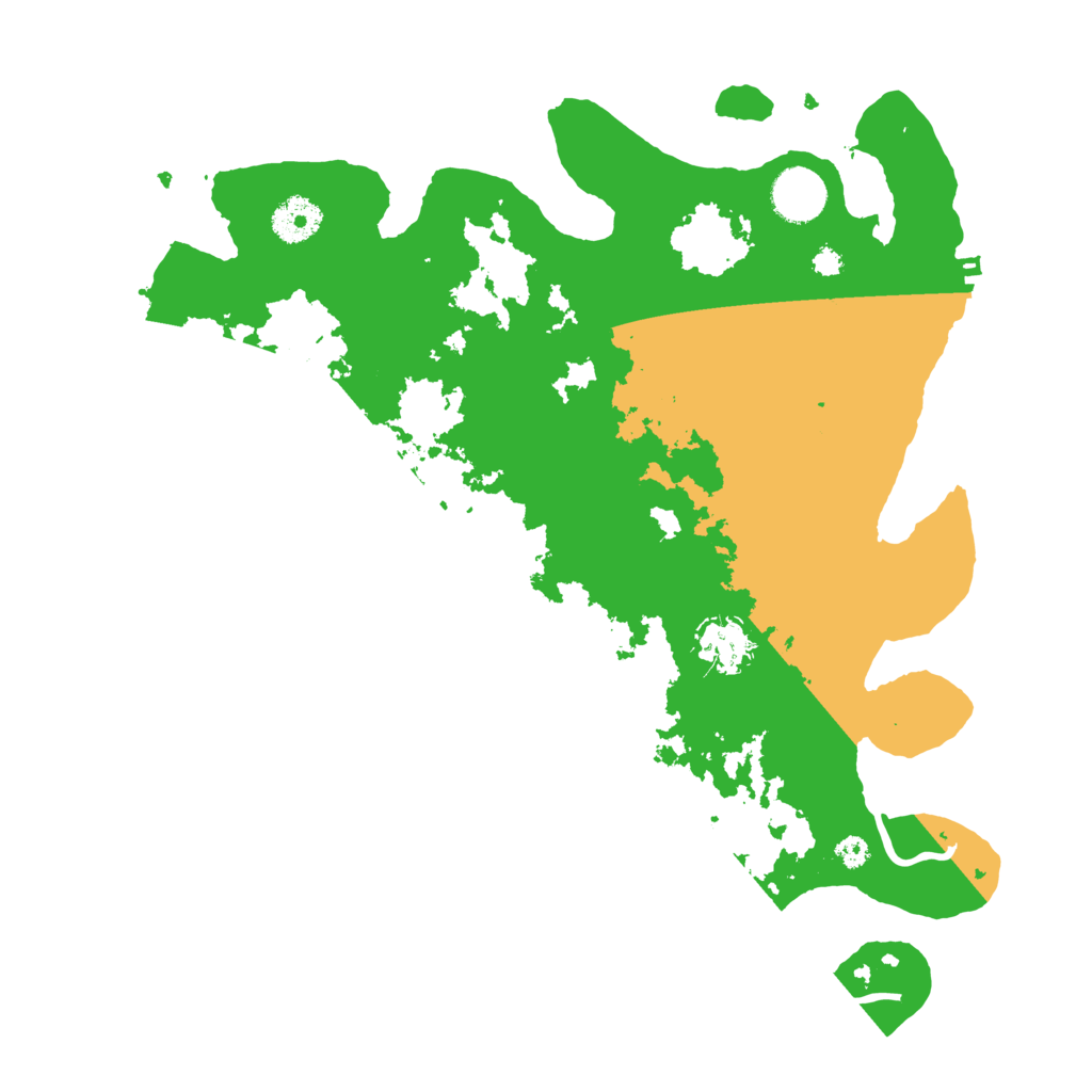 Biome Rust Map: Procedural Map, Size: 3500, Seed: 21508669