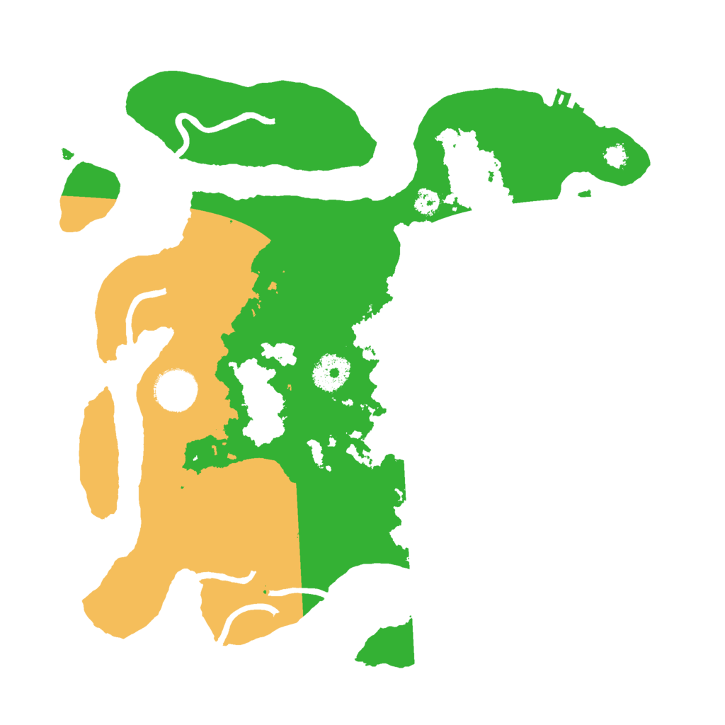 Biome Rust Map: Procedural Map, Size: 3000, Seed: 2449463