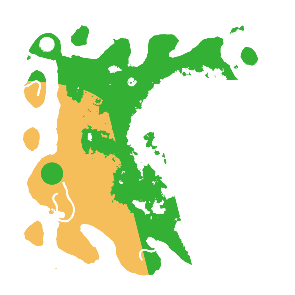 Biome Rust Map: Procedural Map, Size: 3500, Seed: 7076050