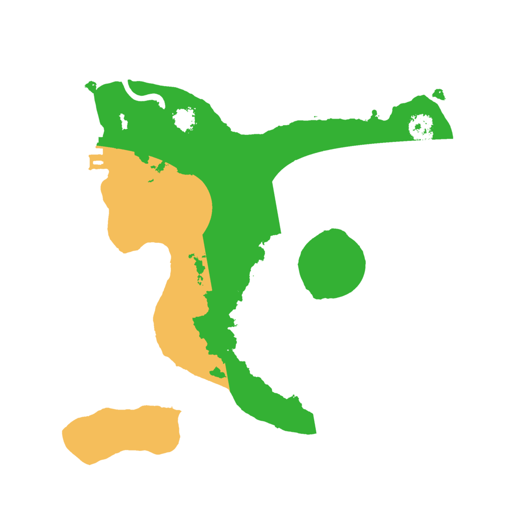 Biome Rust Map: Procedural Map, Size: 2100, Seed: 1176917972