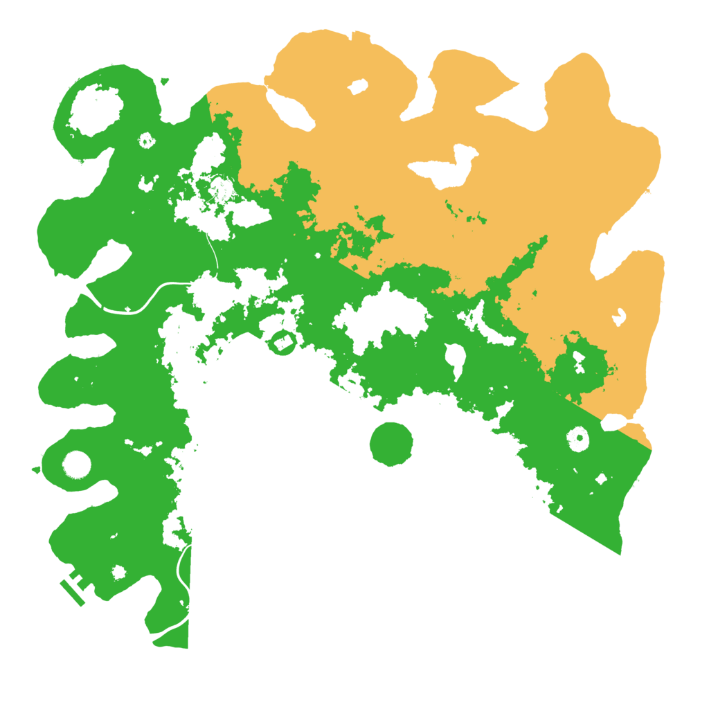 Biome Rust Map: Procedural Map, Size: 4500, Seed: 1371614258