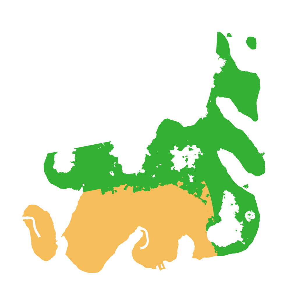 Biome Rust Map: Procedural Map, Size: 3000, Seed: 2036208140