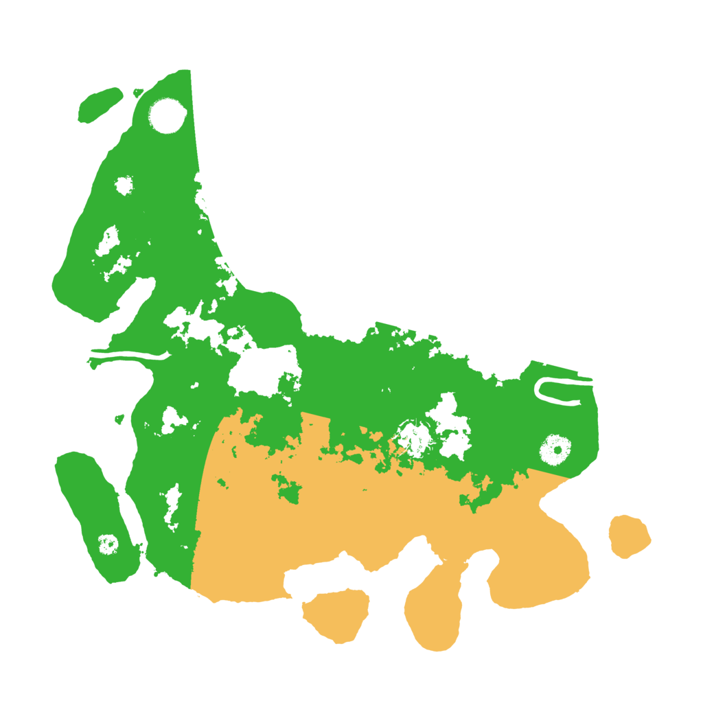 Biome Rust Map: Procedural Map, Size: 3500, Seed: 1009461440