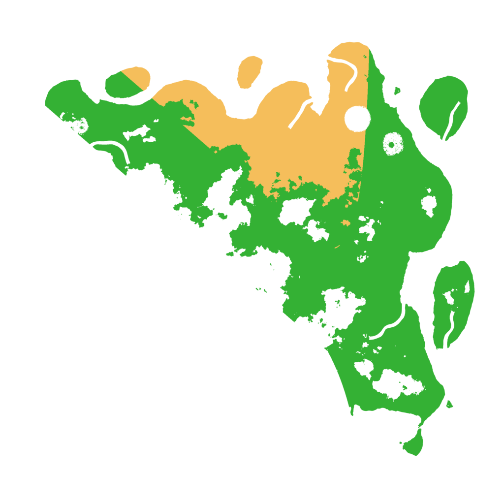 Biome Rust Map: Procedural Map, Size: 3500, Seed: 823153140