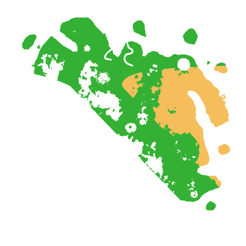 Biome Rust Map: Procedural Map, Size: 3500, Seed: 1090160986