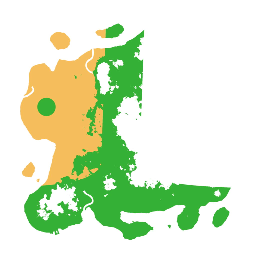 Biome Rust Map: Procedural Map, Size: 3700, Seed: 4246476