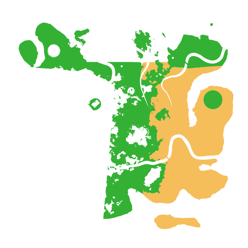 Biome Rust Map: Procedural Map, Size: 3500, Seed: 20149