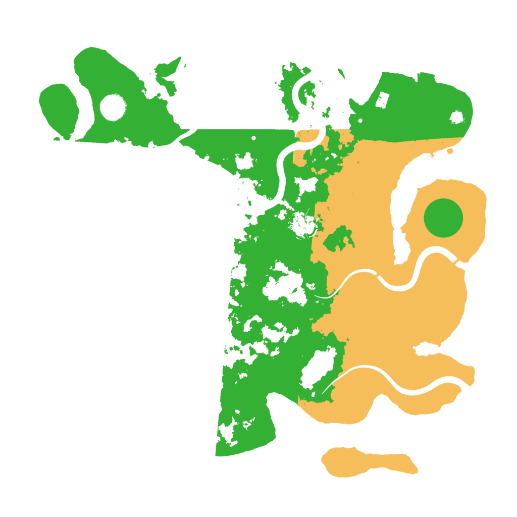 Biome Rust Map: Procedural Map, Size: 3500, Seed: 20149