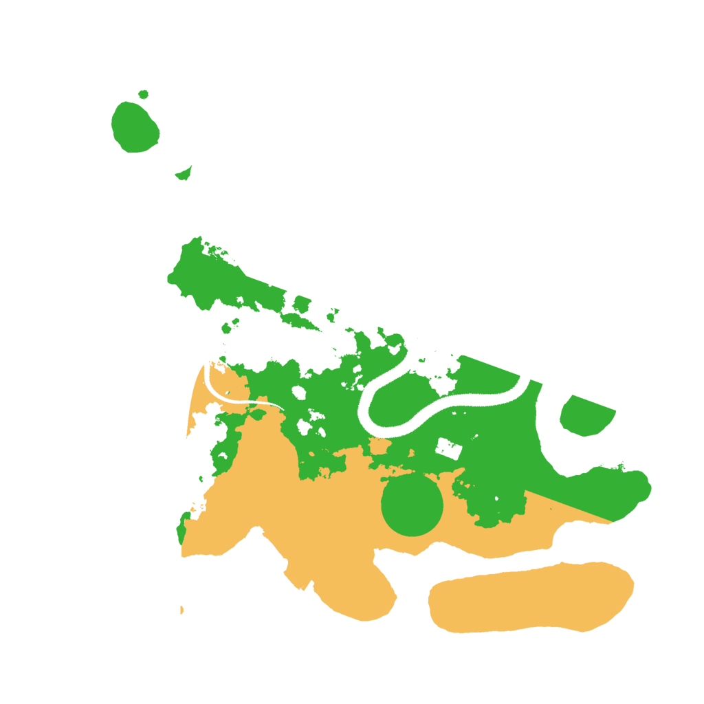 Biome Rust Map: Procedural Map, Size: 3000, Seed: 939760537