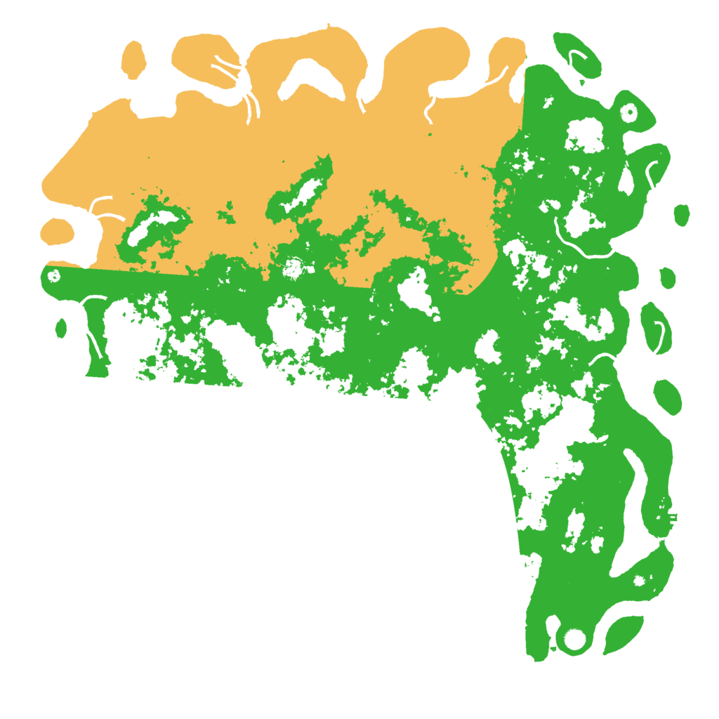 Biome Rust Map: Procedural Map, Size: 6000, Seed: 229
