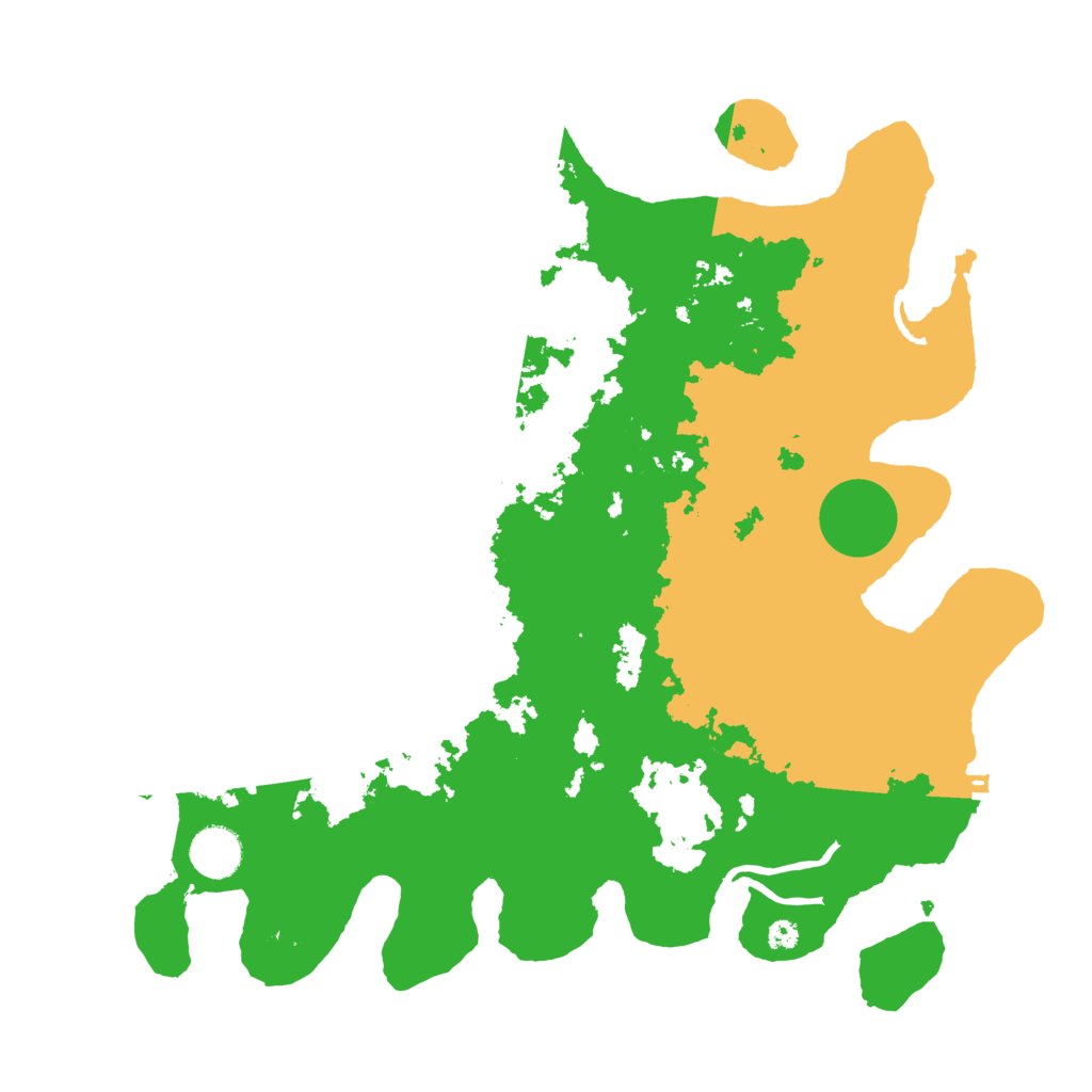 Biome Rust Map: Procedural Map, Size: 3700, Seed: 845320468