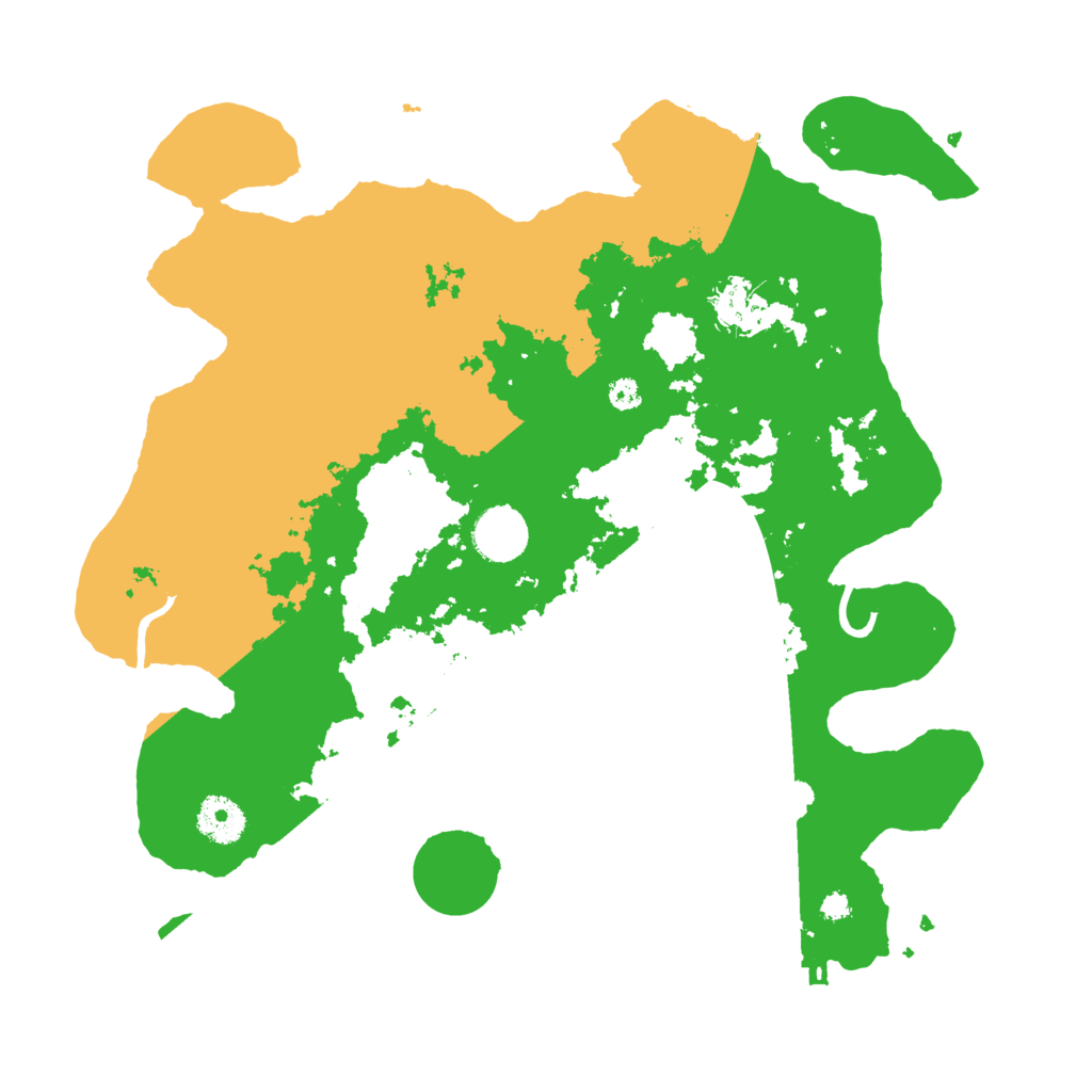 Biome Rust Map: Procedural Map, Size: 3500, Seed: 475453064