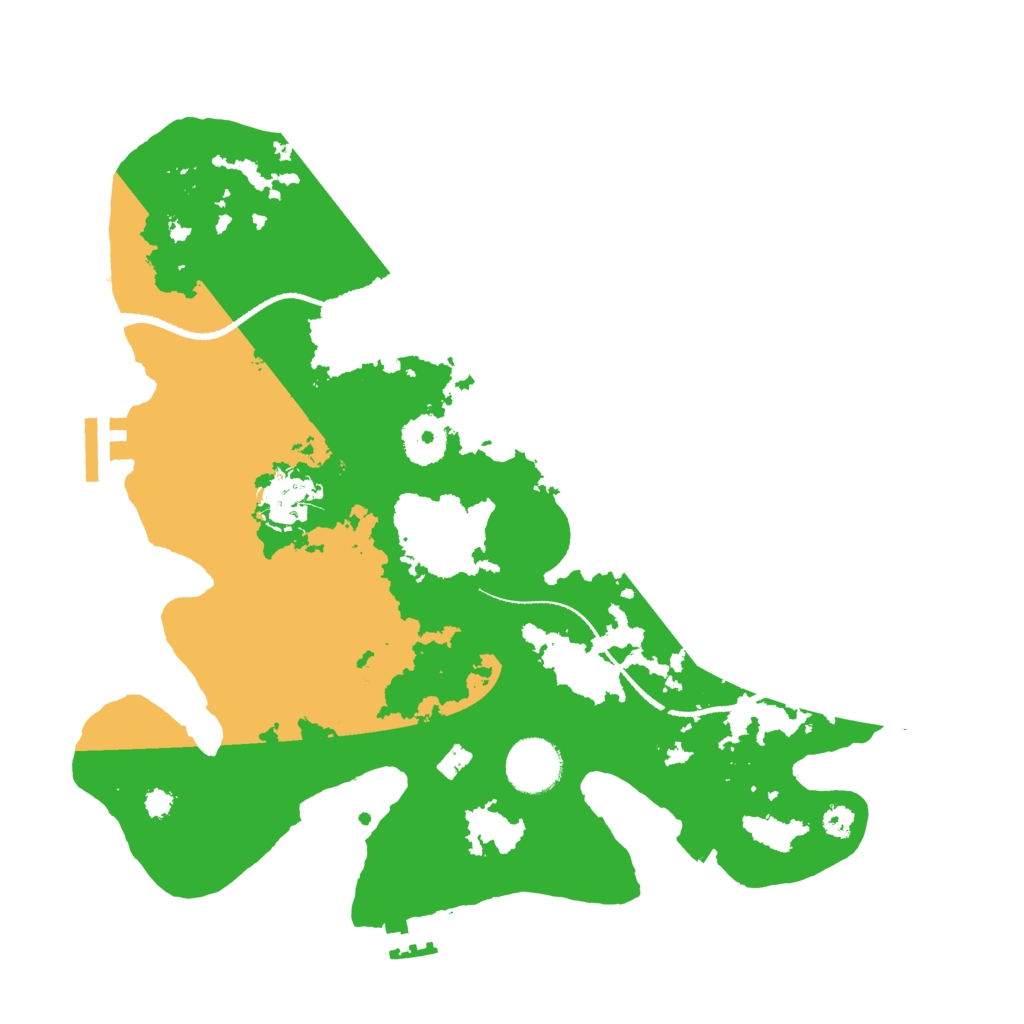 Biome Rust Map: Procedural Map, Size: 3250, Seed: 1246507210