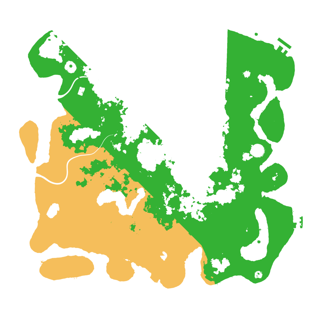 Biome Rust Map: Procedural Map, Size: 4000, Seed: 19546