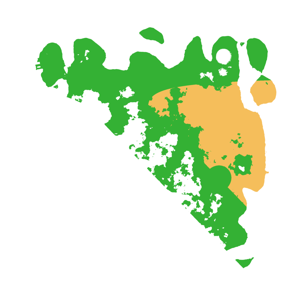 Biome Rust Map: Procedural Map, Size: 3500, Seed: 18084