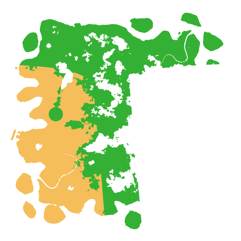 Biome Rust Map: Procedural Map, Size: 4500, Seed: 1770642783