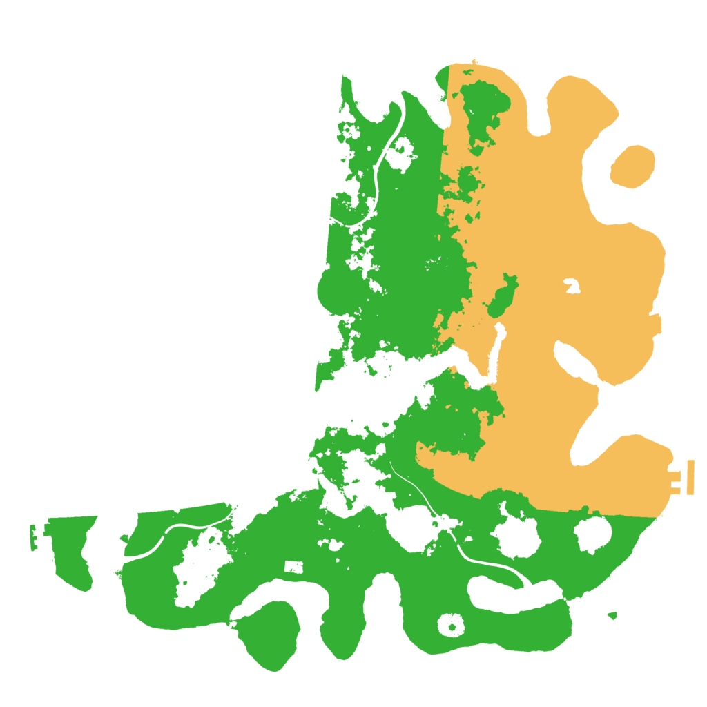 Biome Rust Map: Procedural Map, Size: 4096, Seed: 1687409899