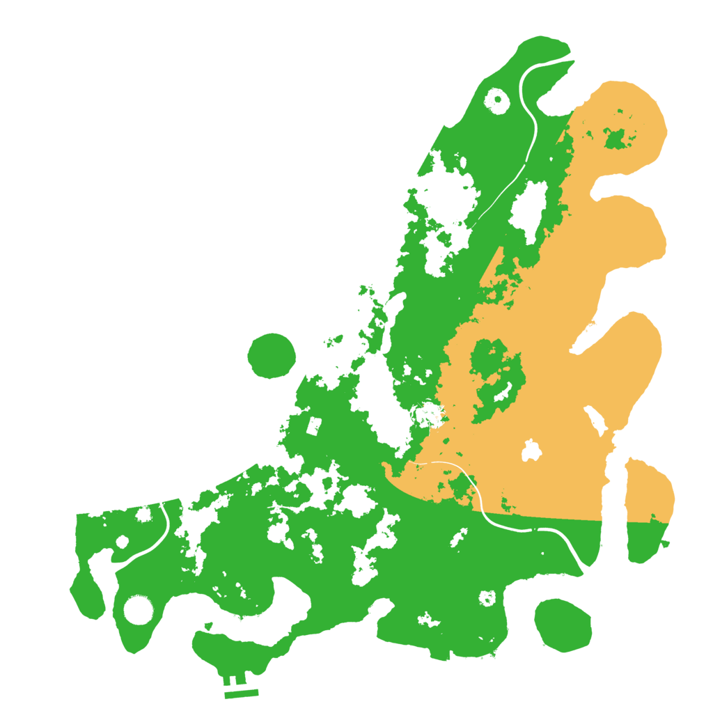 Biome Rust Map: Procedural Map, Size: 4250, Seed: 10022