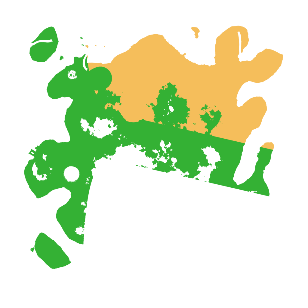 Biome Rust Map: Procedural Map, Size: 3500, Seed: 31989803