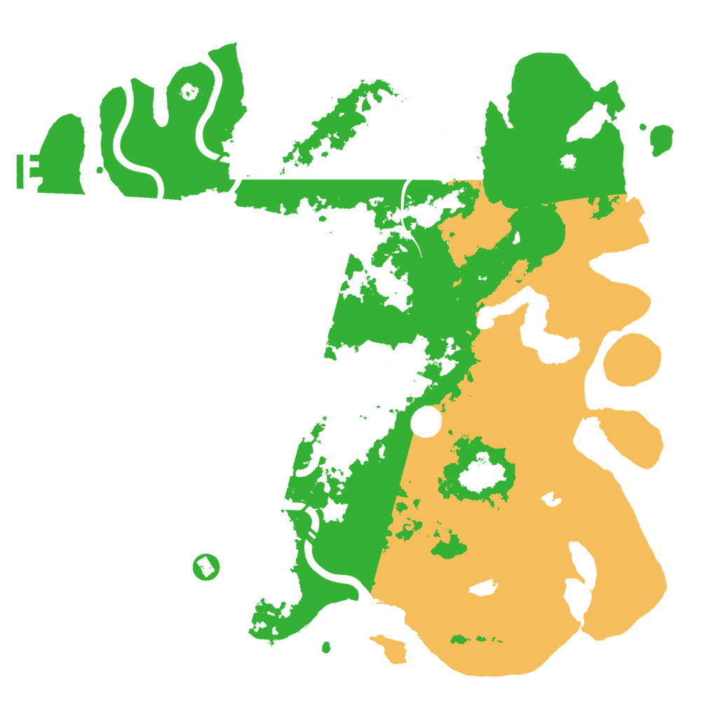 Biome Rust Map: Procedural Map, Size: 4250, Seed: 674470716