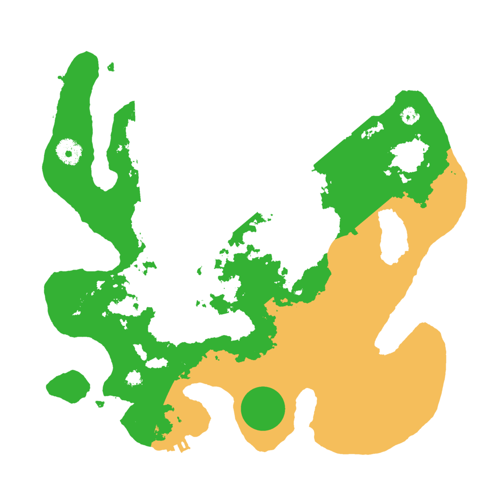 Biome Rust Map: Procedural Map, Size: 3000, Seed: 1154260329