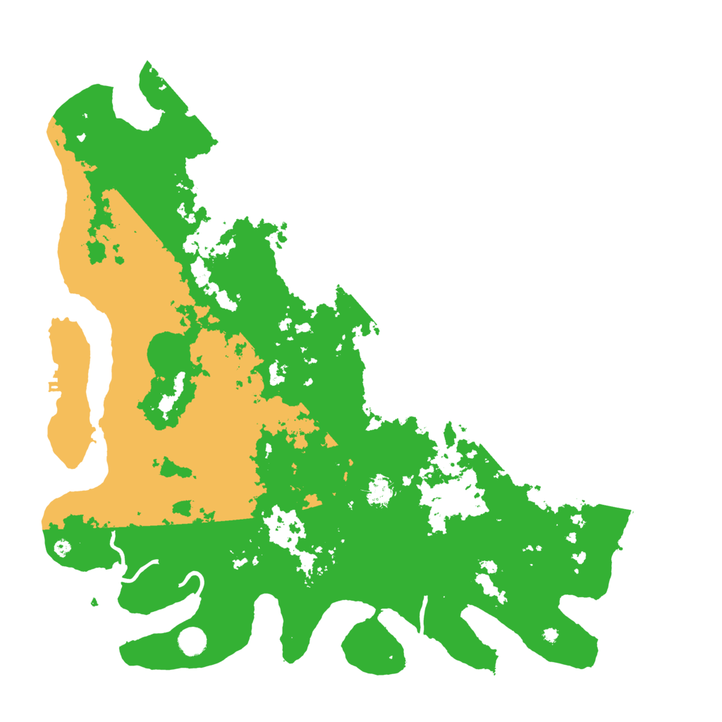 Biome Rust Map: Procedural Map, Size: 4500, Seed: 341997972