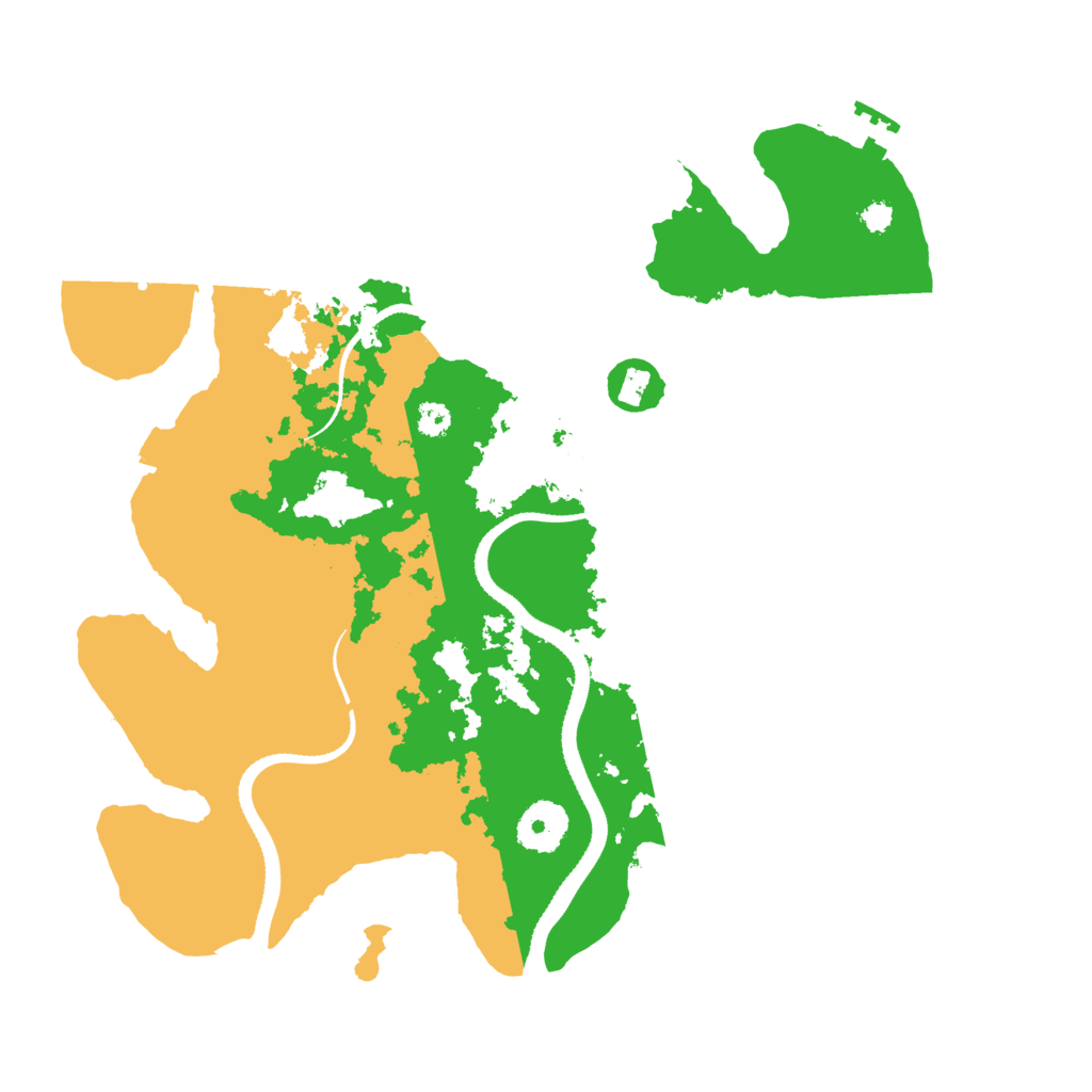 Biome Rust Map: Procedural Map, Size: 3250, Seed: 1208498882