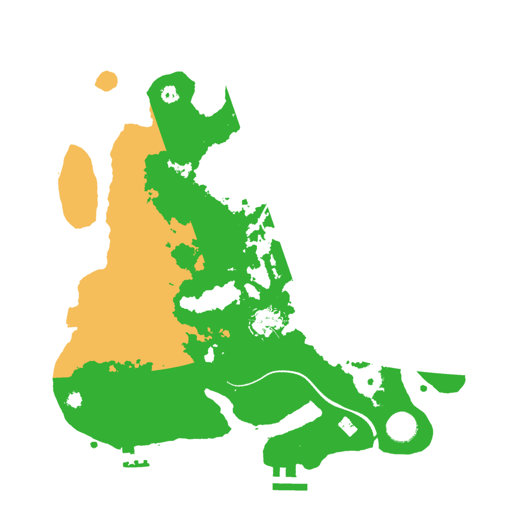 Biome Rust Map: Procedural Map, Size: 3000, Seed: 78528