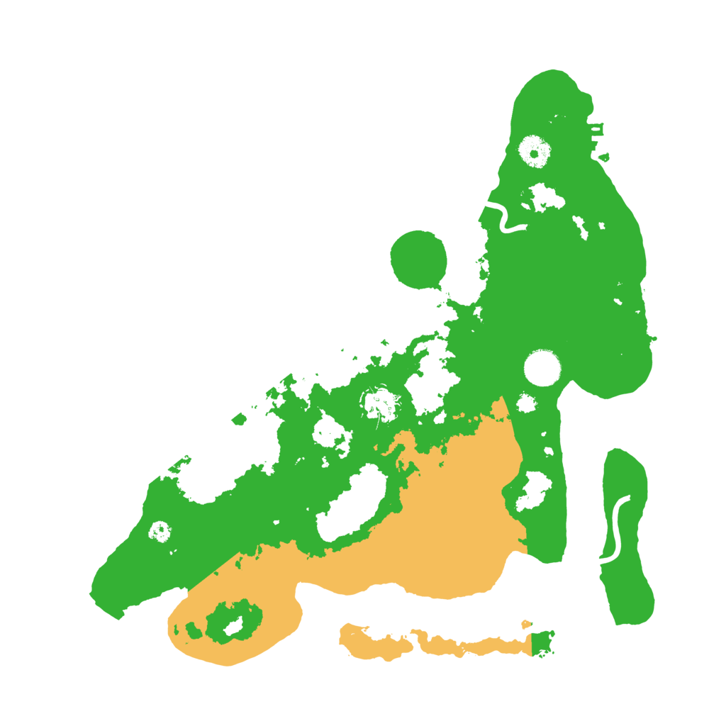 Biome Rust Map: Procedural Map, Size: 3500, Seed: 1341750701