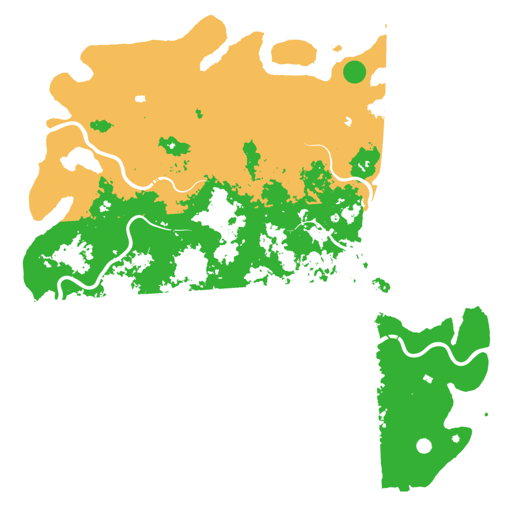 Biome Rust Map: Procedural Map, Size: 6000, Seed: 654645645