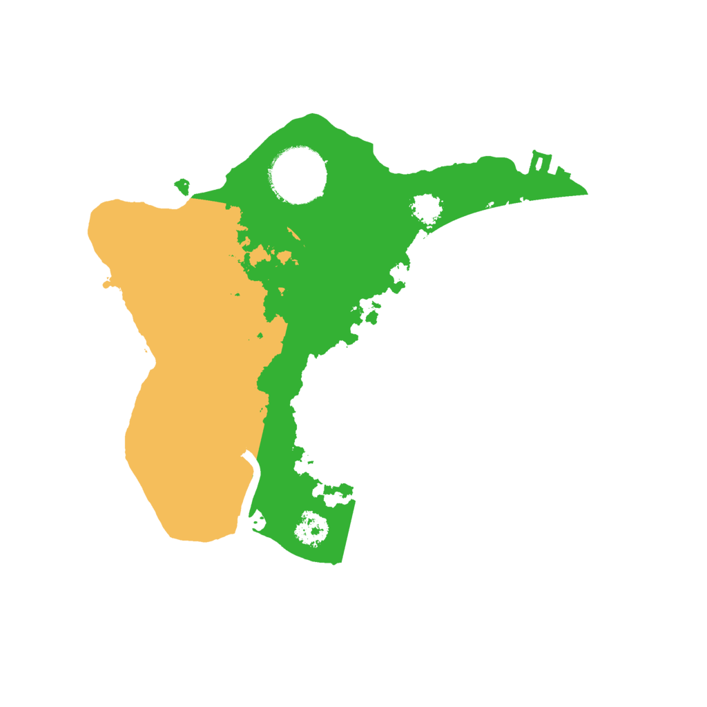 Biome Rust Map: Procedural Map, Size: 2200, Seed: 1331585470