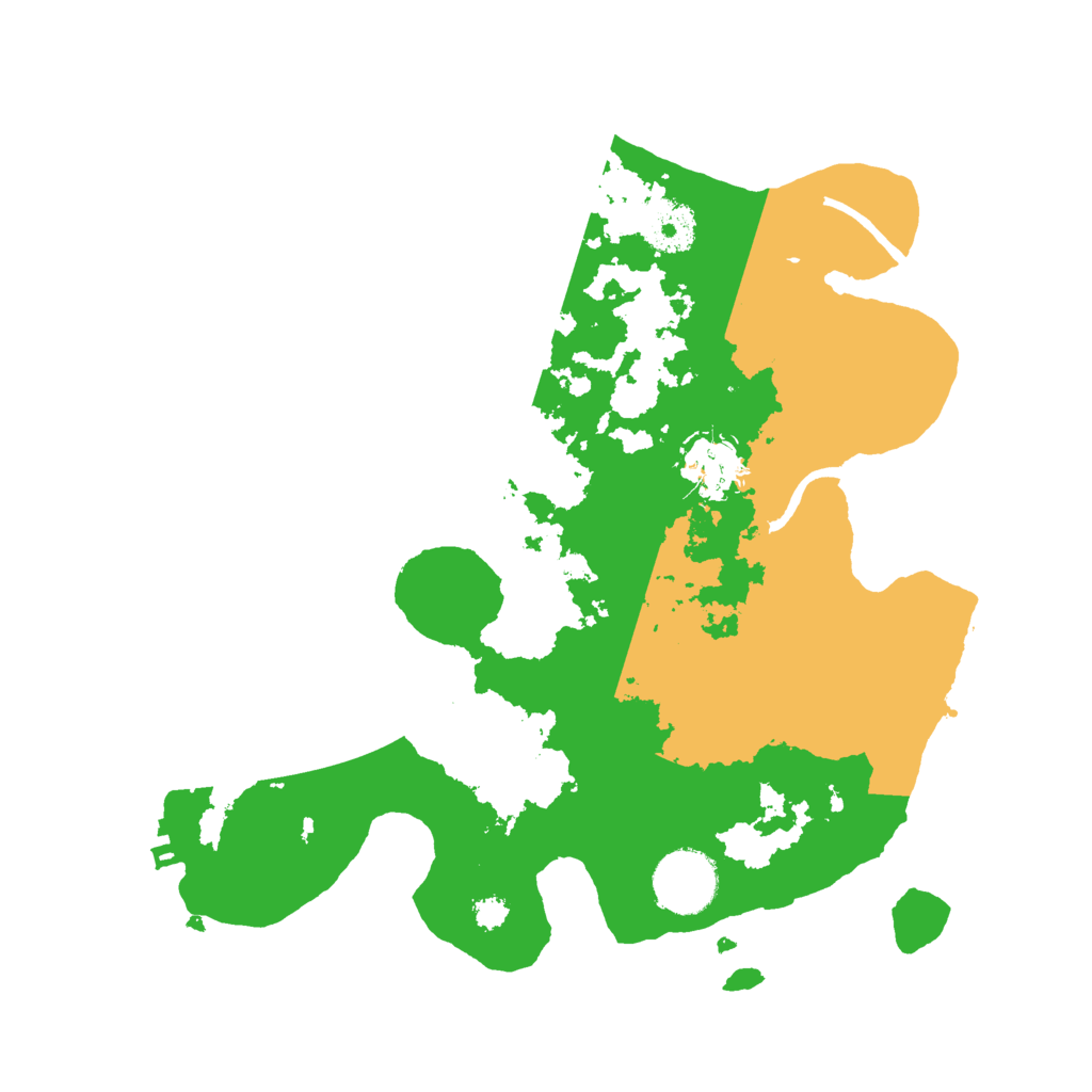 Biome Rust Map: Procedural Map, Size: 3000, Seed: 17075