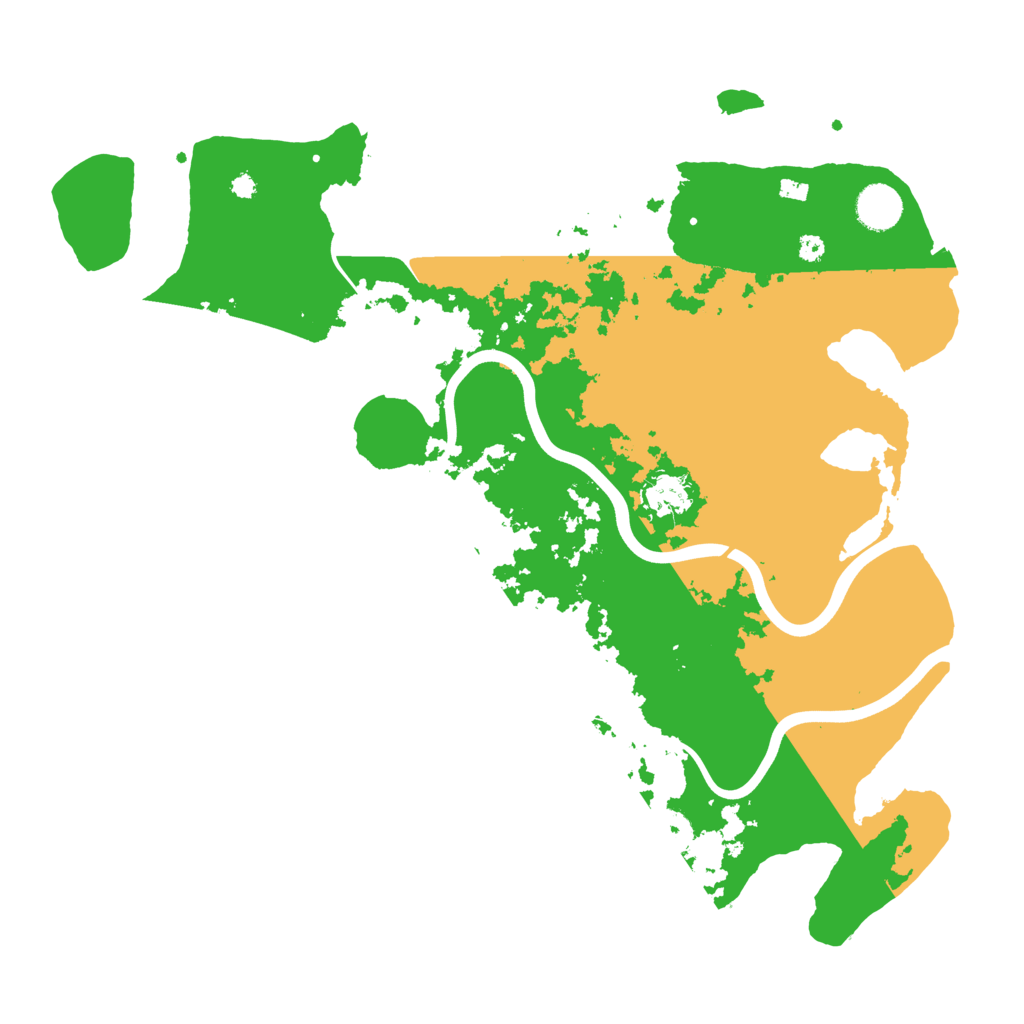 Biome Rust Map: Procedural Map, Size: 3900, Seed: 63666081
