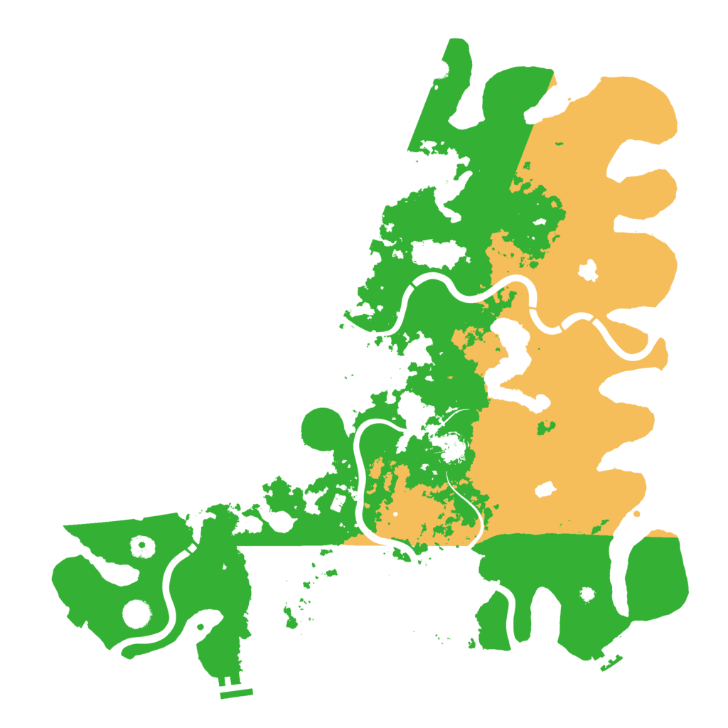 Biome Rust Map: Procedural Map, Size: 4500, Seed: 970141456
