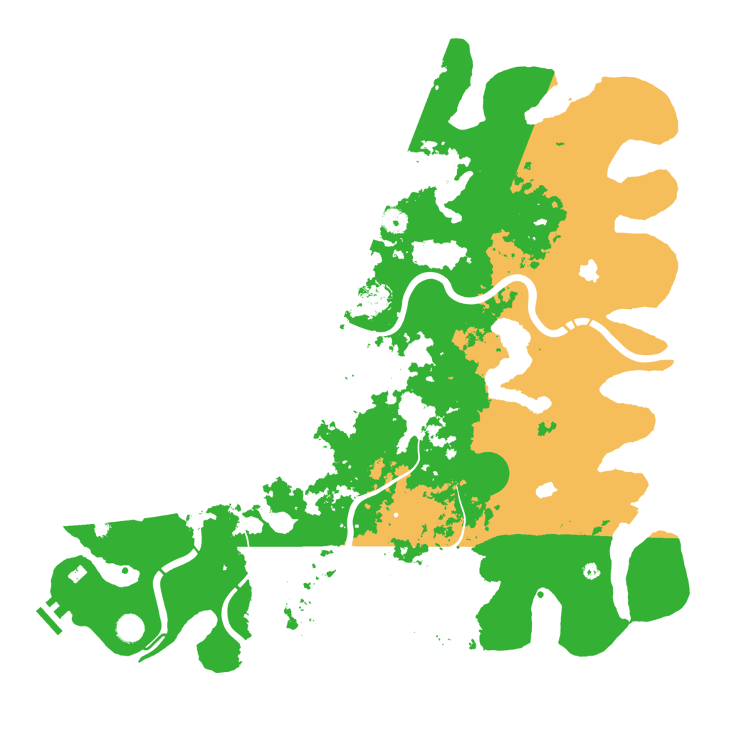 Biome Rust Map: Procedural Map, Size: 4500, Seed: 970141456