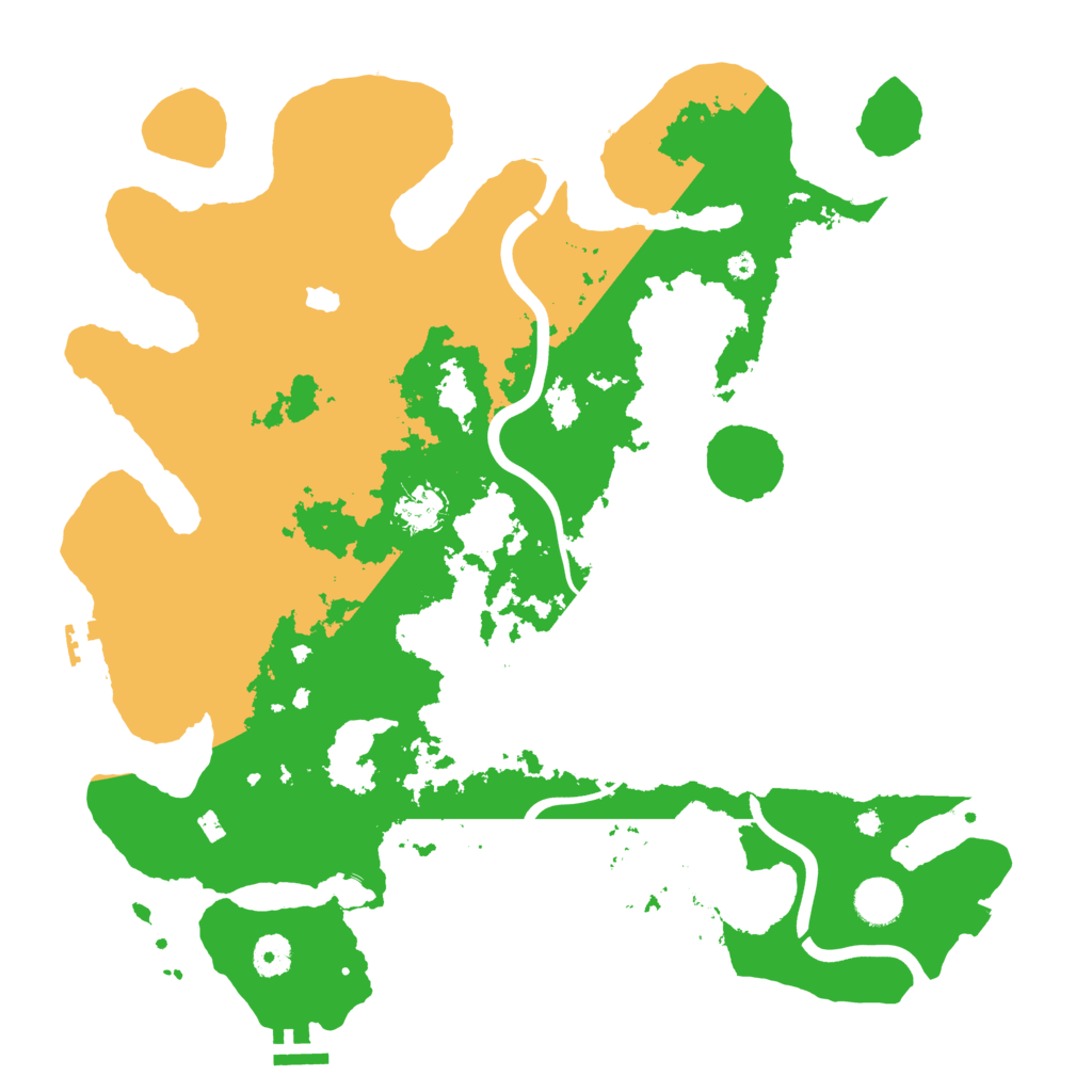Biome Rust Map: Procedural Map, Size: 4000, Seed: 741386065