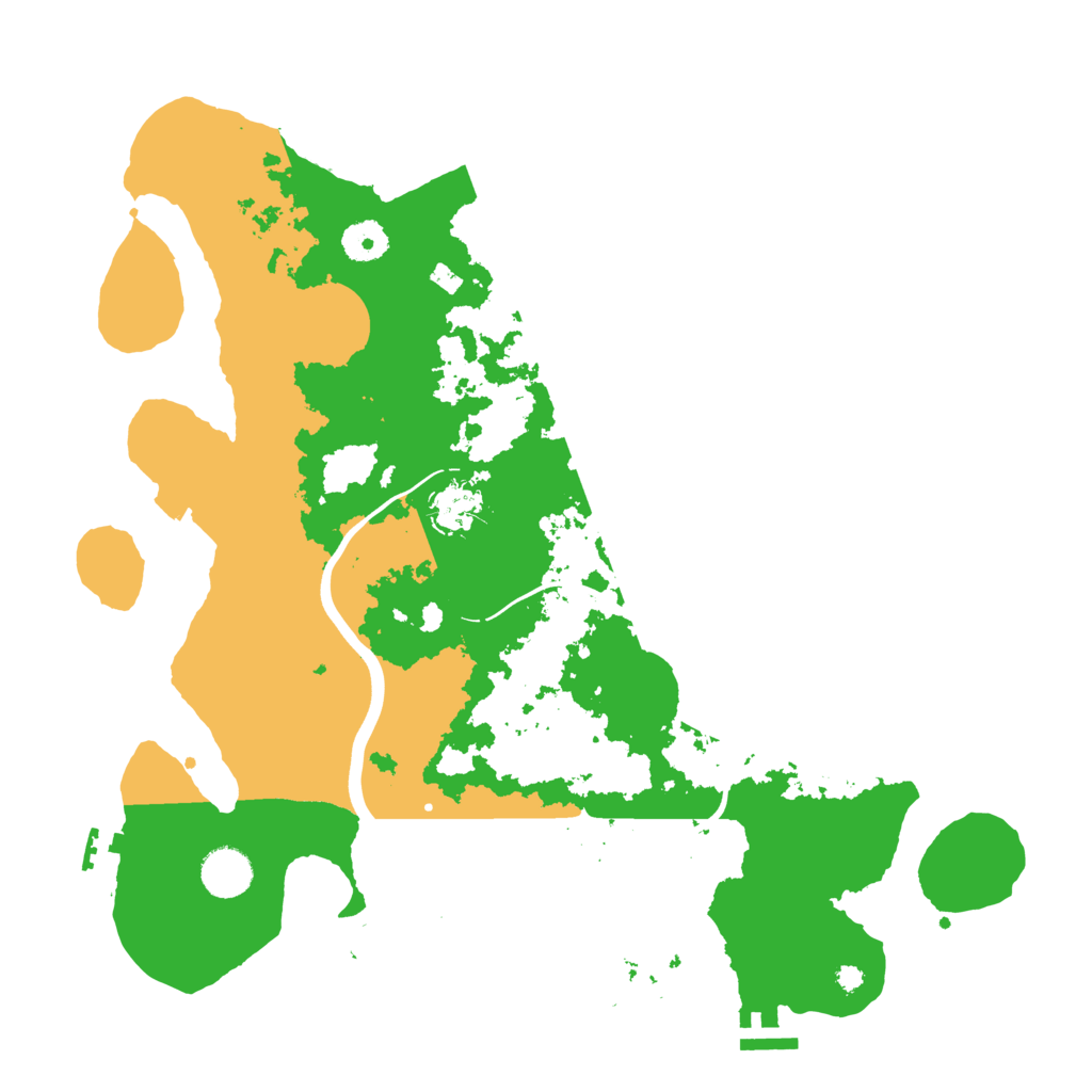 Biome Rust Map: Procedural Map, Size: 3800, Seed: 93796890