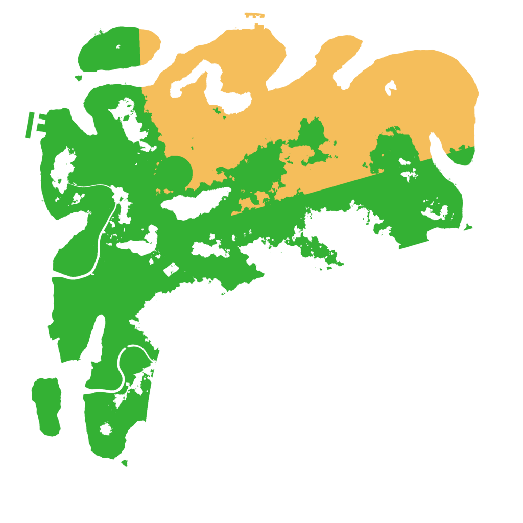 Biome Rust Map: Procedural Map, Size: 4000, Seed: 1691227210