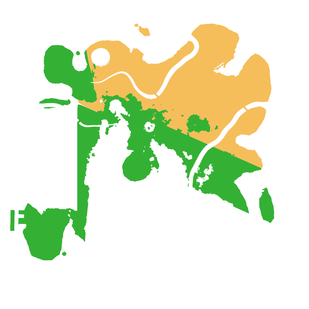 Biome Rust Map: Procedural Map, Size: 3000, Seed: 126364101