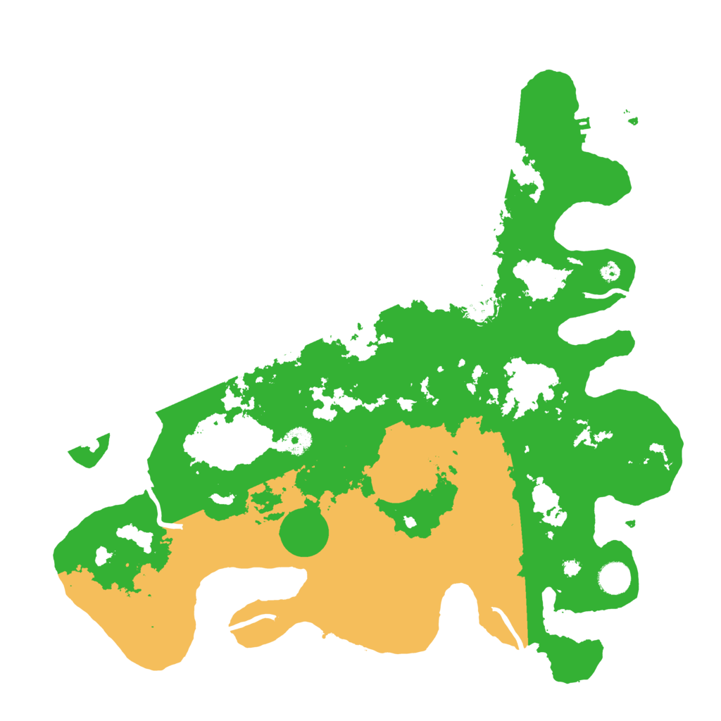 Biome Rust Map: Procedural Map, Size: 3900, Seed: 6322541