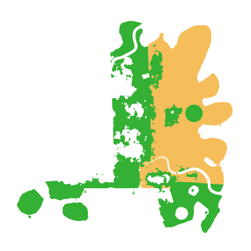 Biome Rust Map: Procedural Map, Size: 3800, Seed: 2142306329