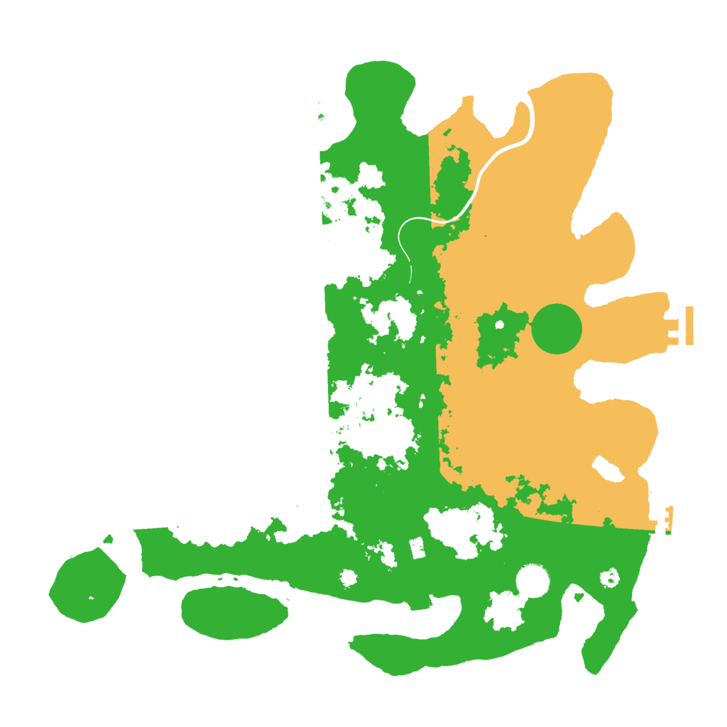 Biome Rust Map: Procedural Map, Size: 3800, Seed: 2142306329