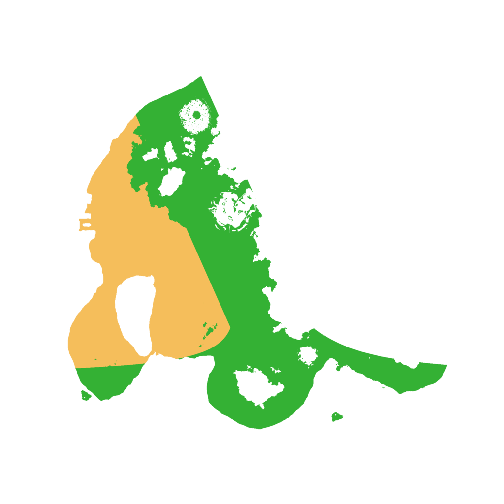 Biome Rust Map: Procedural Map, Size: 2450, Seed: 432663936