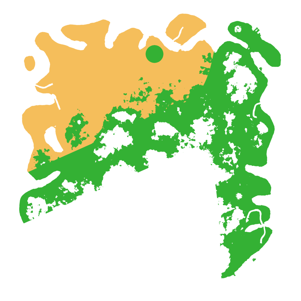 Biome Rust Map: Procedural Map, Size: 4500, Seed: 2088013904