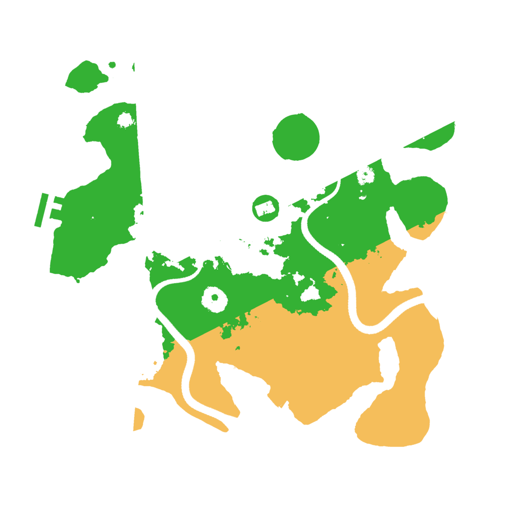 Biome Rust Map: Procedural Map, Size: 3000, Seed: 304936685