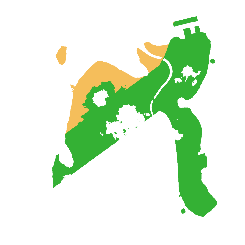 Biome Rust Map: Procedural Map, Size: 2000, Seed: 764