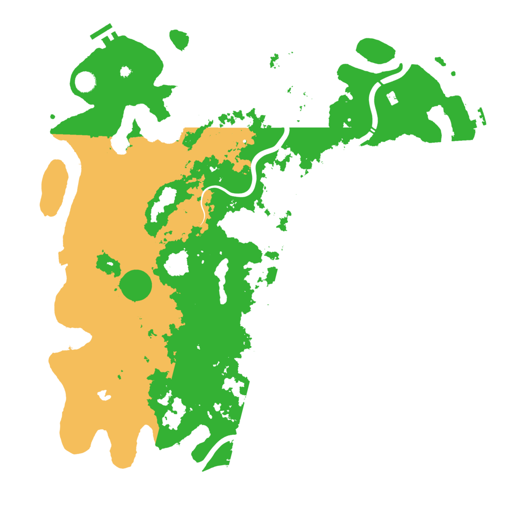 Biome Rust Map: Procedural Map, Size: 4300, Seed: 17101111