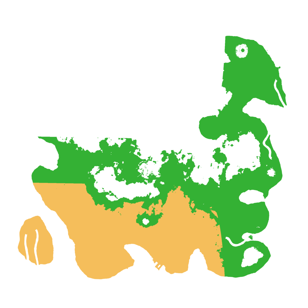 Biome Rust Map: Procedural Map, Size: 3500, Seed: 93007182