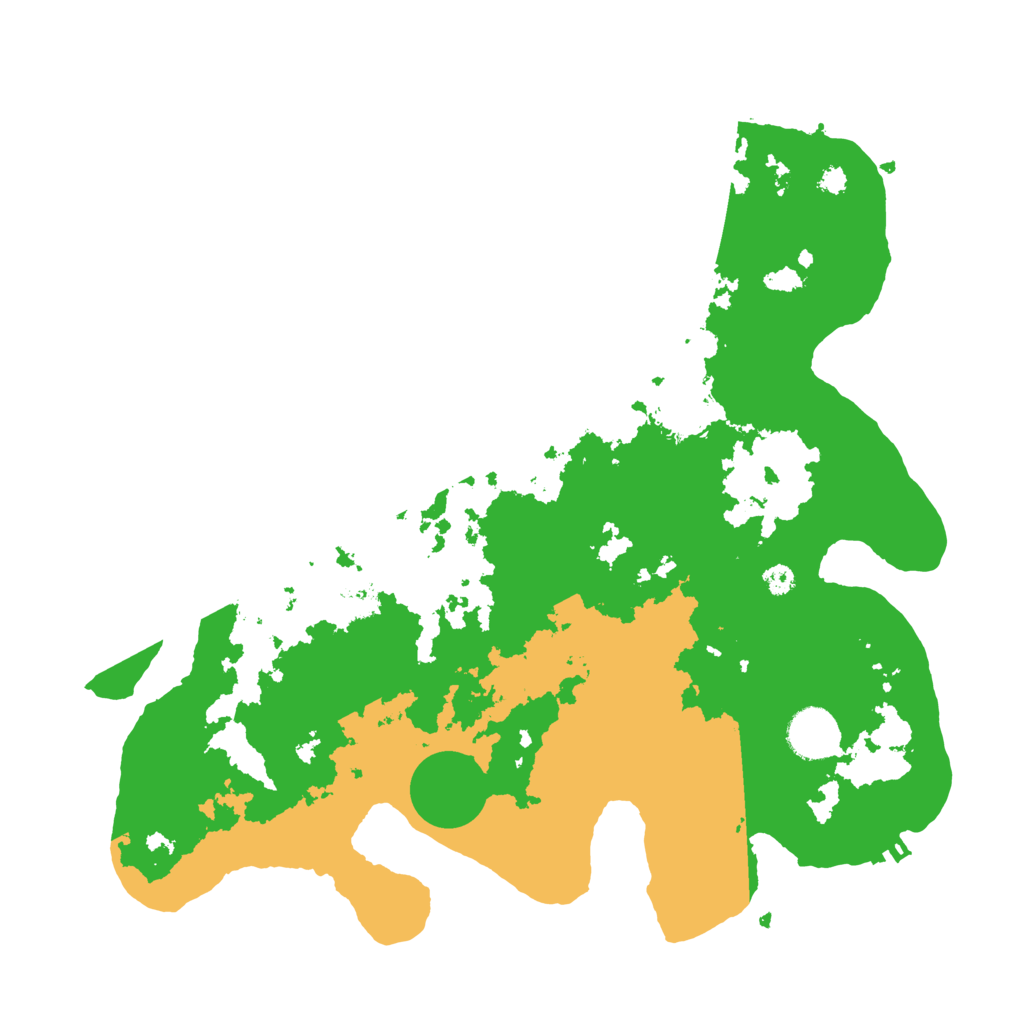 Biome Rust Map: Procedural Map, Size: 3500, Seed: 1615582995