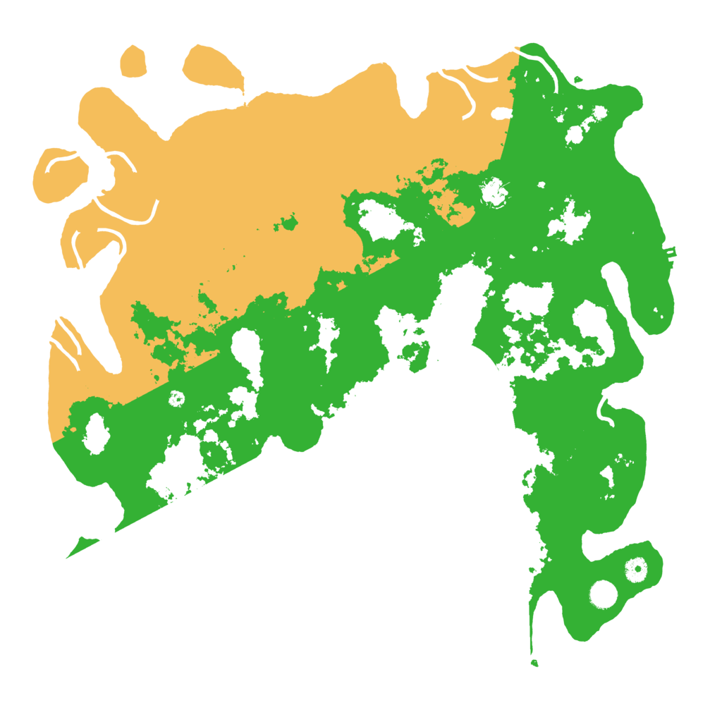 Biome Rust Map: Procedural Map, Size: 4550, Seed: 1999999888